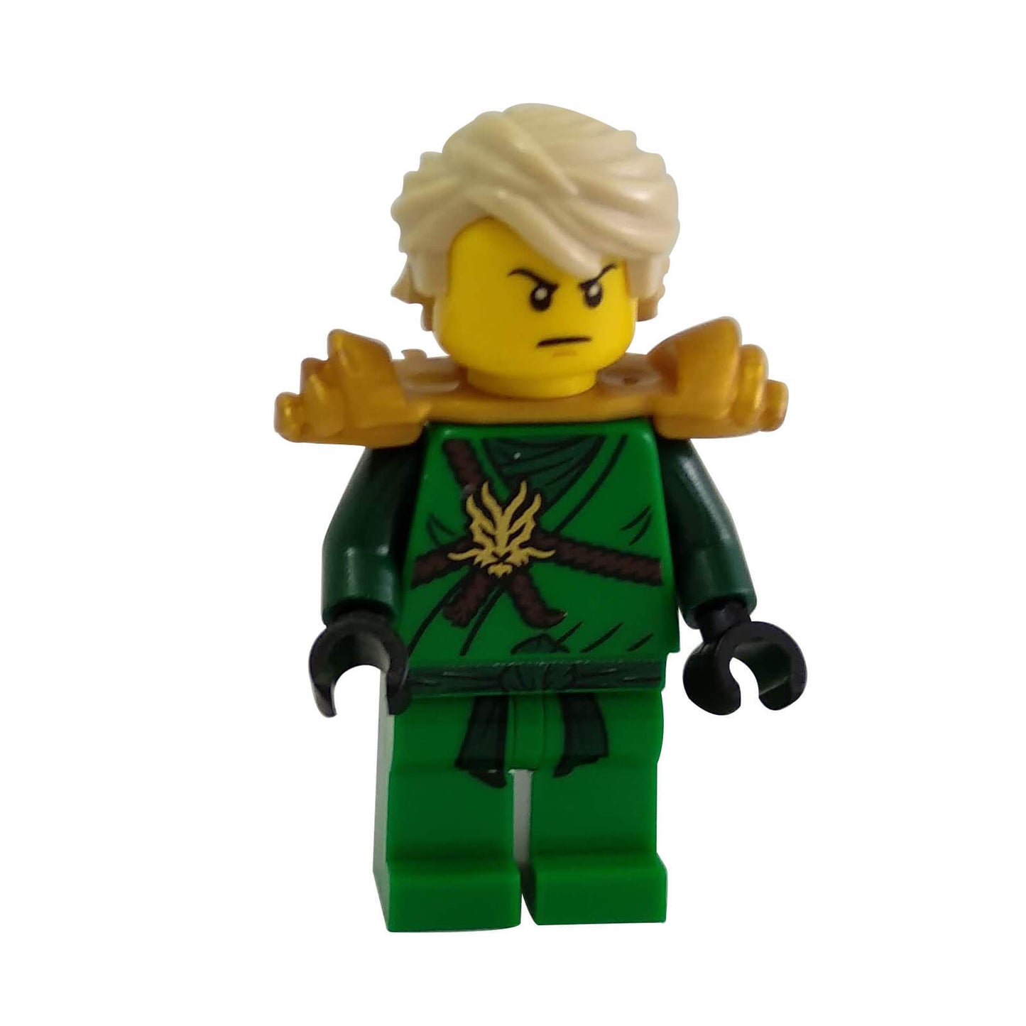 LEGO® Ninjago Lloyd minifigure in Honor Robes with golden shoulder armor from Day of the Departed