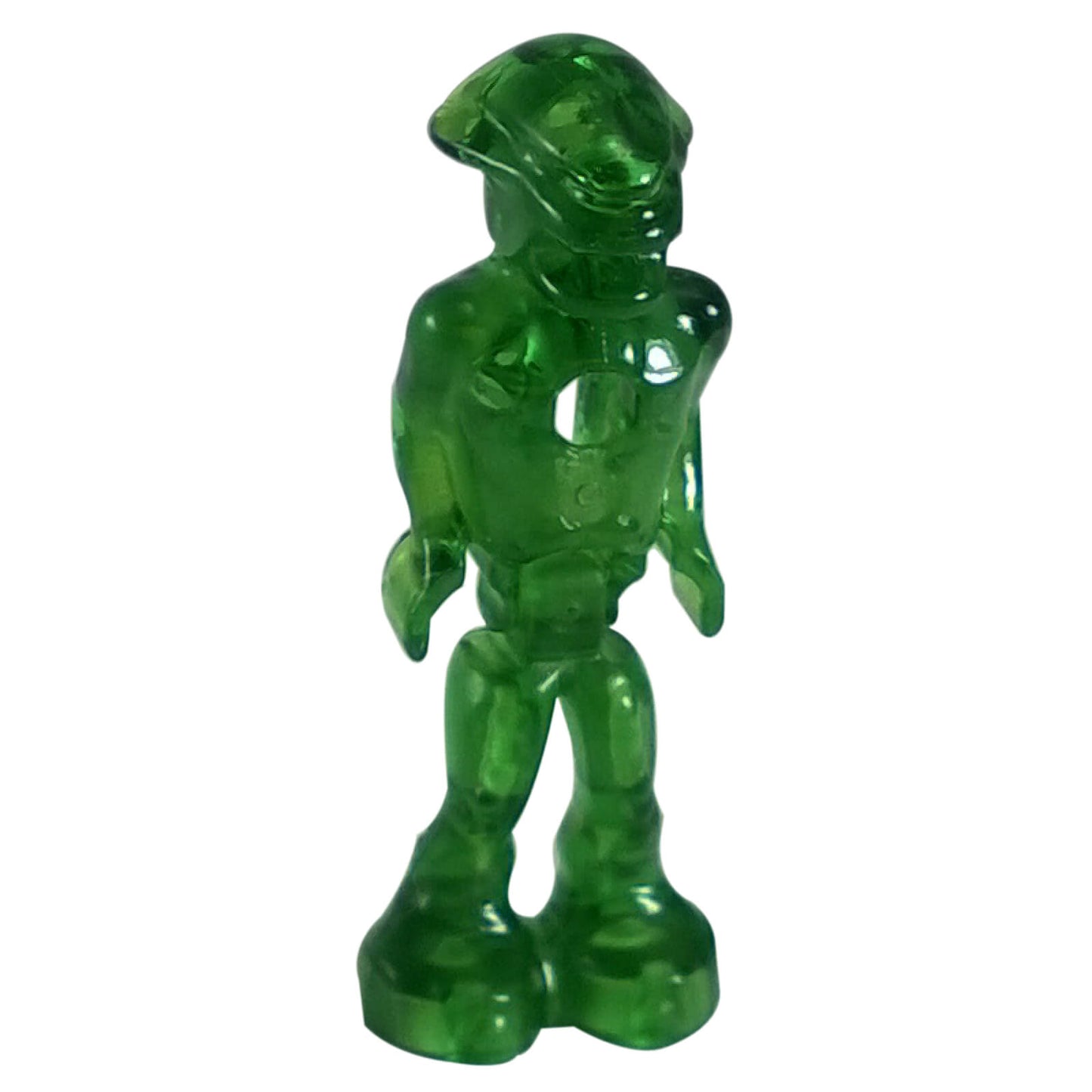 LEGO® Mars Mission Alien Minifigure mm001 with translucent green marbled glow in dark body