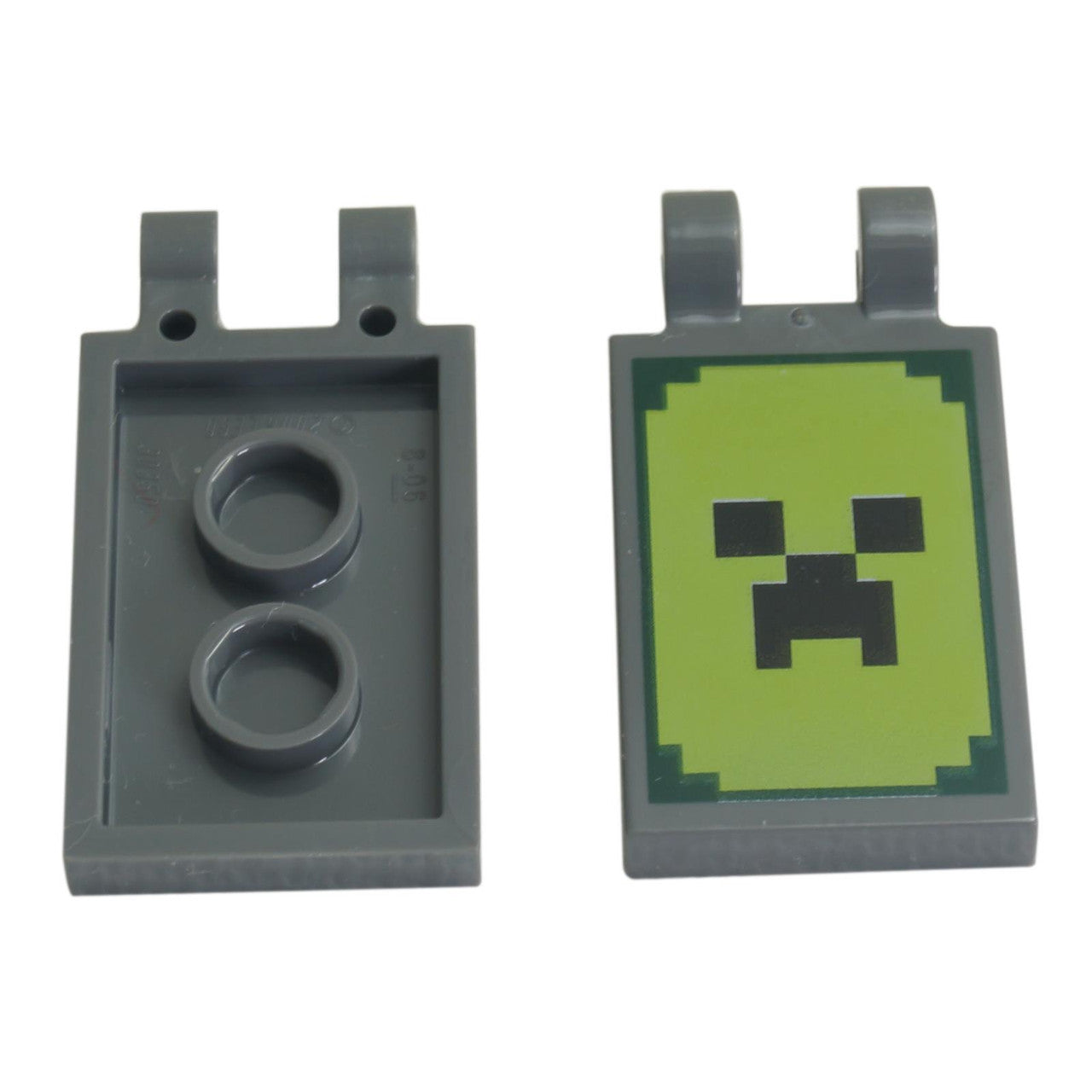 LEGO Minecraft Creeper face clip tile 30350pb098