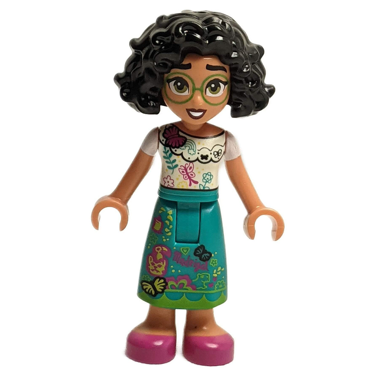 LEGO Mirabel Madrigal minifigure with bright green glasses dis117
