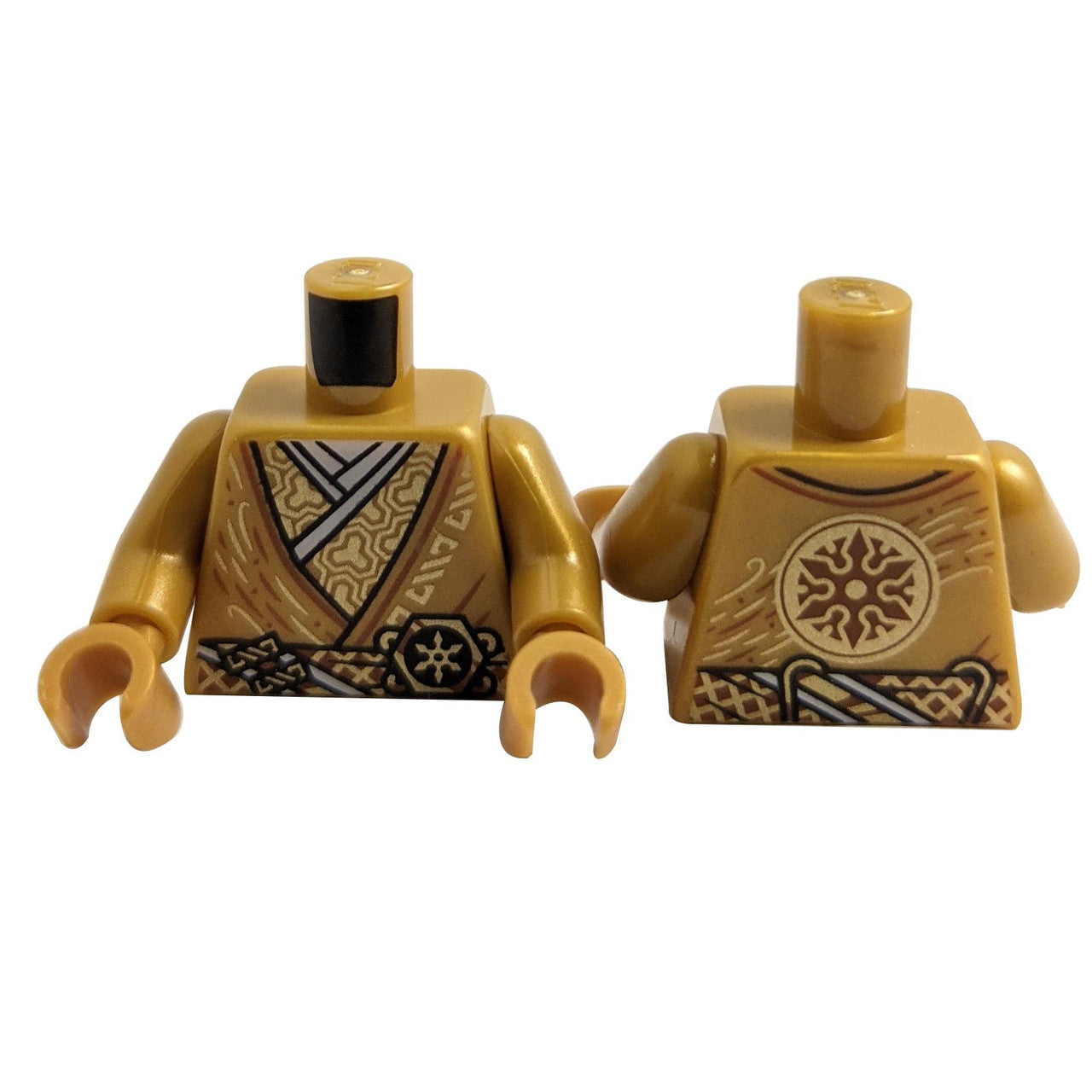 pearl gold LEGO layered tunic robe torso gold symbols 973pb4186c01