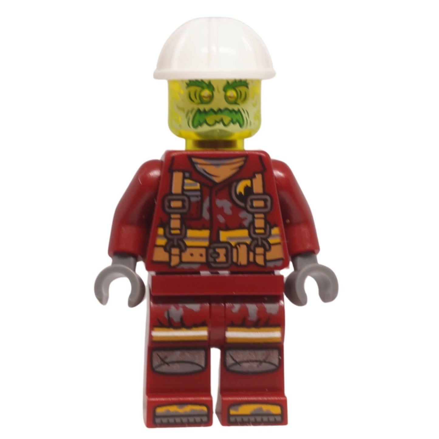 LEGO HIDDEN SIDE Pete Peterson Possessed minifigure hs064 with worker uniform and white helmet