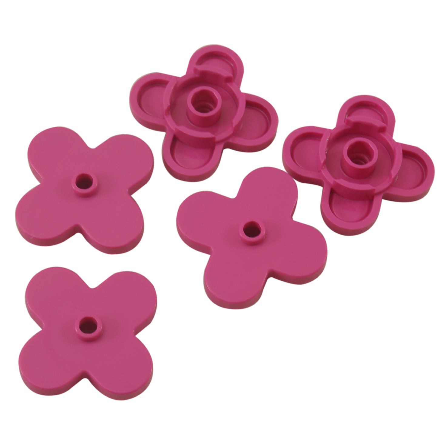LEGO® Plant Flower 4 x 4 Rounded Petals 35473 dark pink