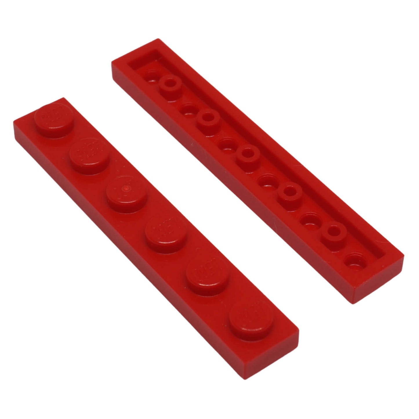 LEGO® Plate 1 x 6 part 3666 building element red