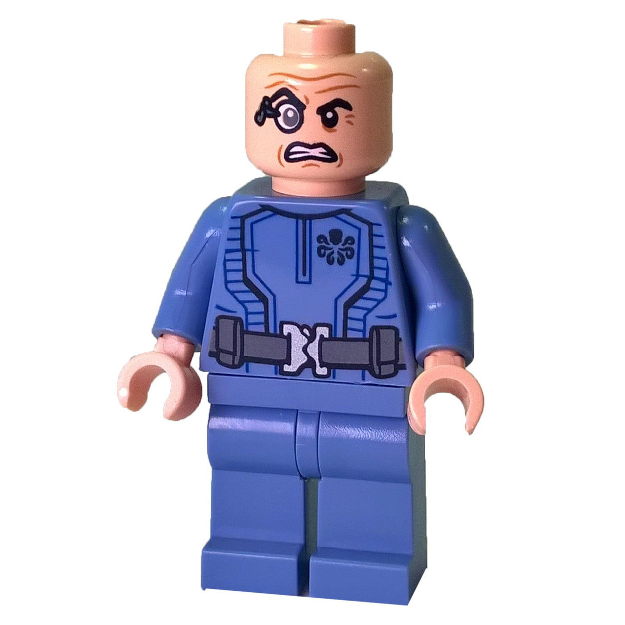 Baron Von Strucker minifigure sh0179 with monocle and blue uniform torso