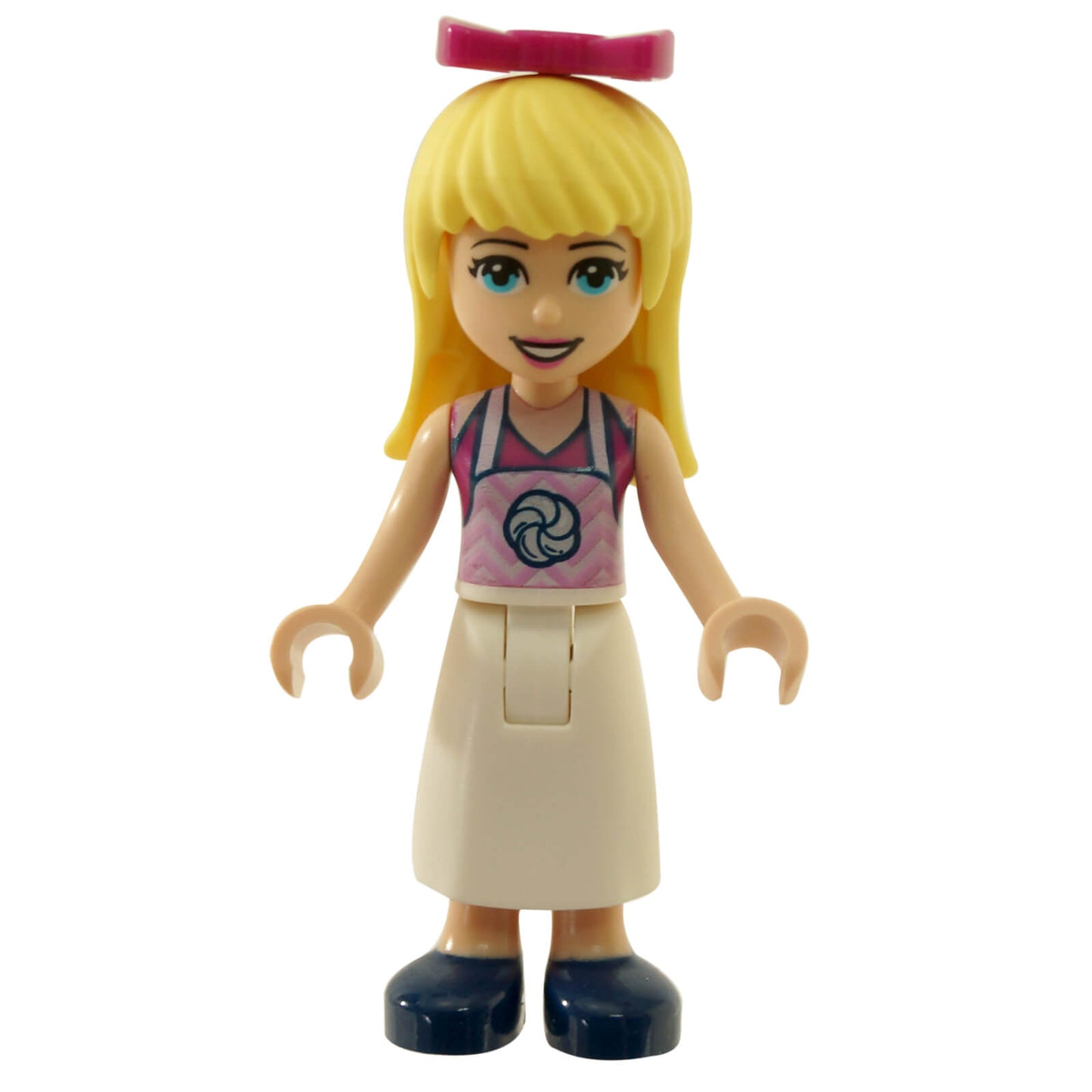 LEGO Stephanie minifigure frnd0389 with magenta top and white apron