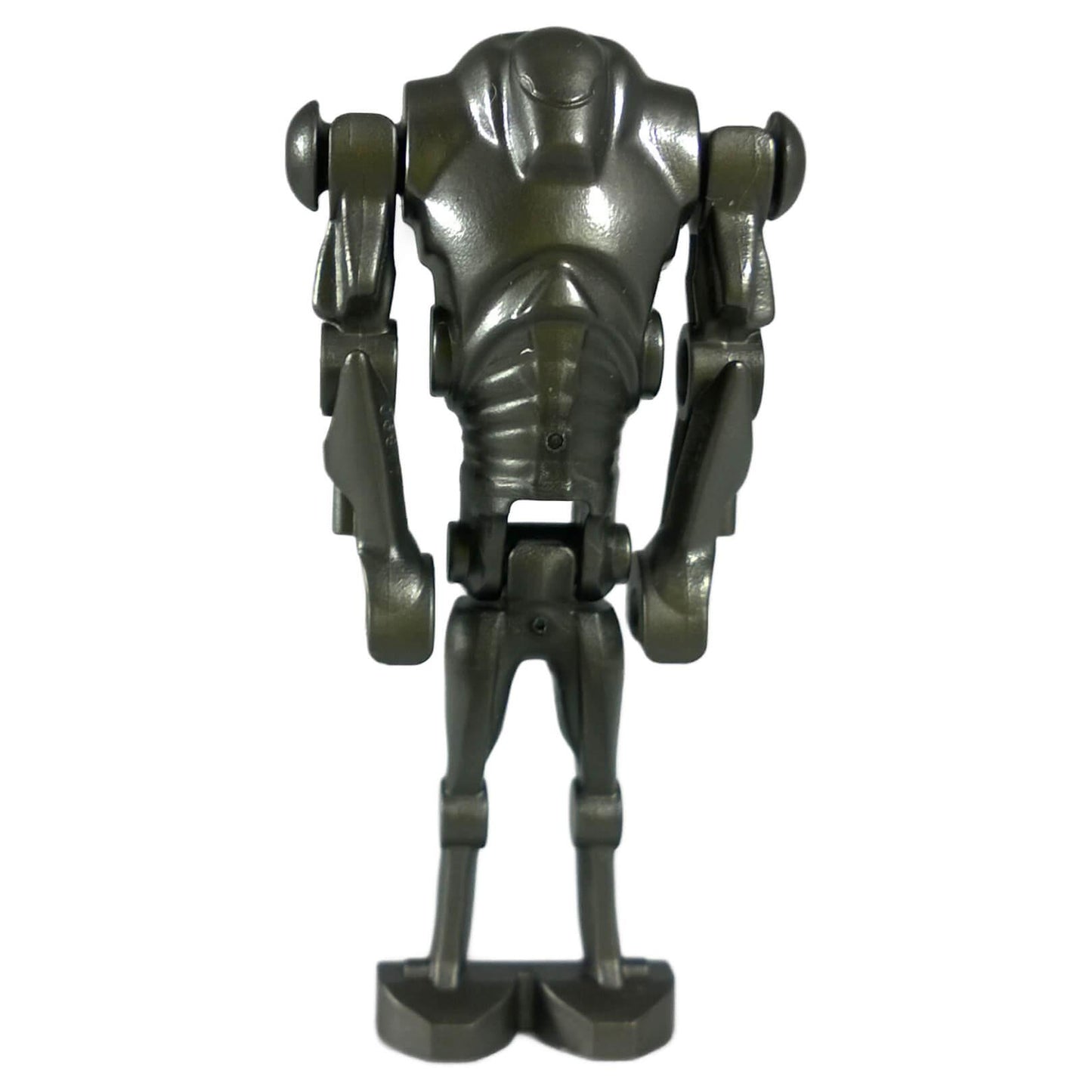 LEGO® Super Battle Droid minifigure sw0092 standard heavy infantry dark gray droid body close-up view
