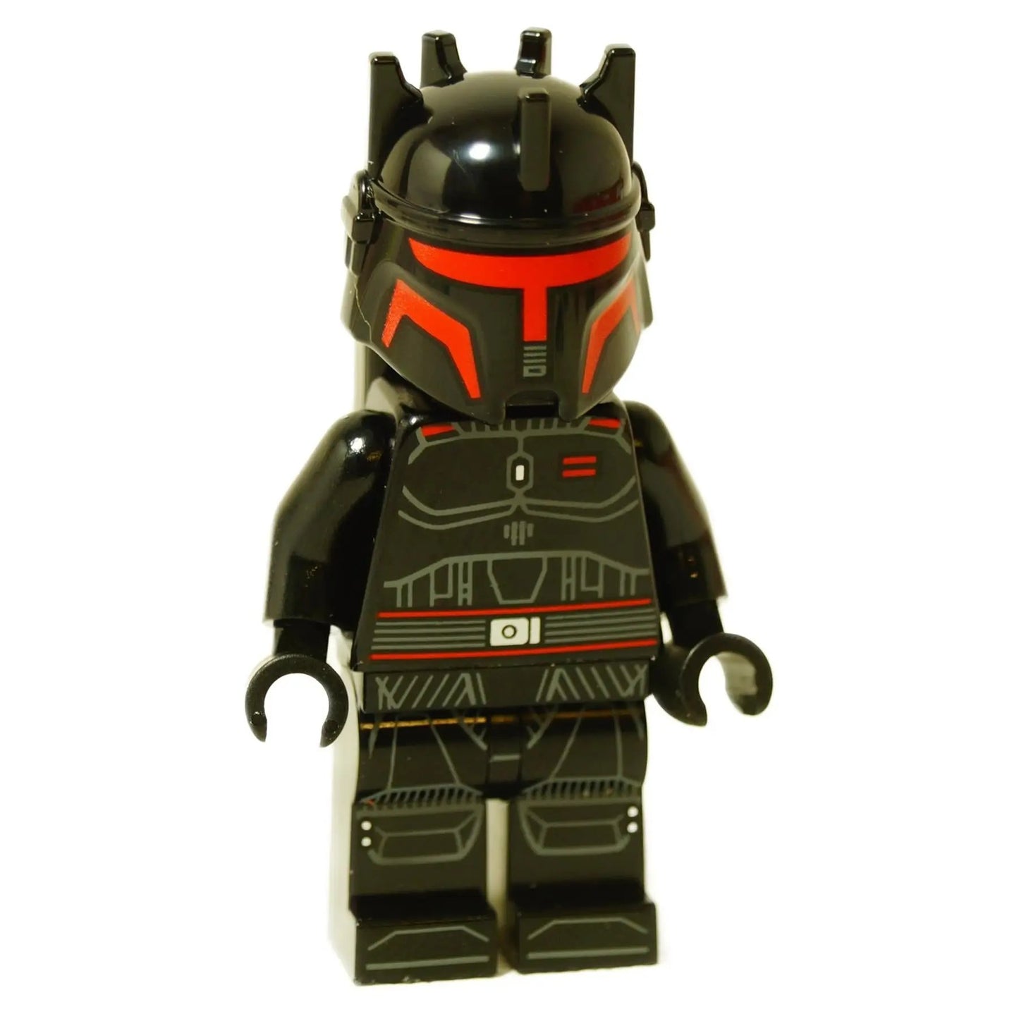 LEGO® Star Wars Moff Gideon minifigure sw1342 with helmet and jet pack, ideal for Mandalorian battle scenes and Imperial displays.