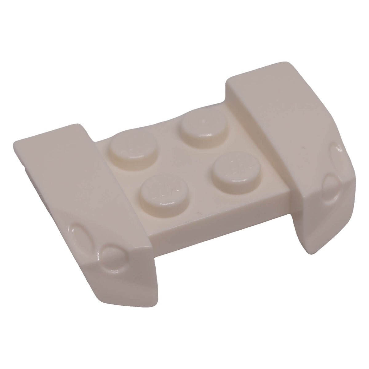 LEGO® Vehicle Mudguard 2 x 4 44674 top view with four studs and moulded headlights