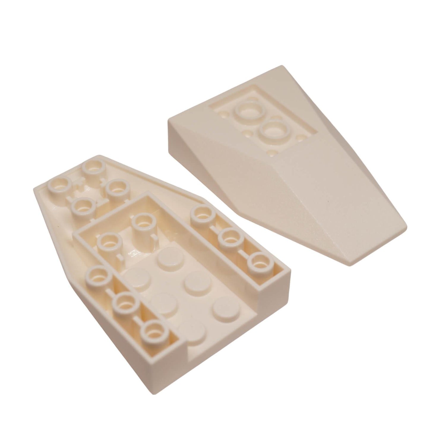 Blanco Wedge 6 x 4 triple invertido (4856b) gris claro azulado para dar forma angular, partes inferiores y construcciones robustas