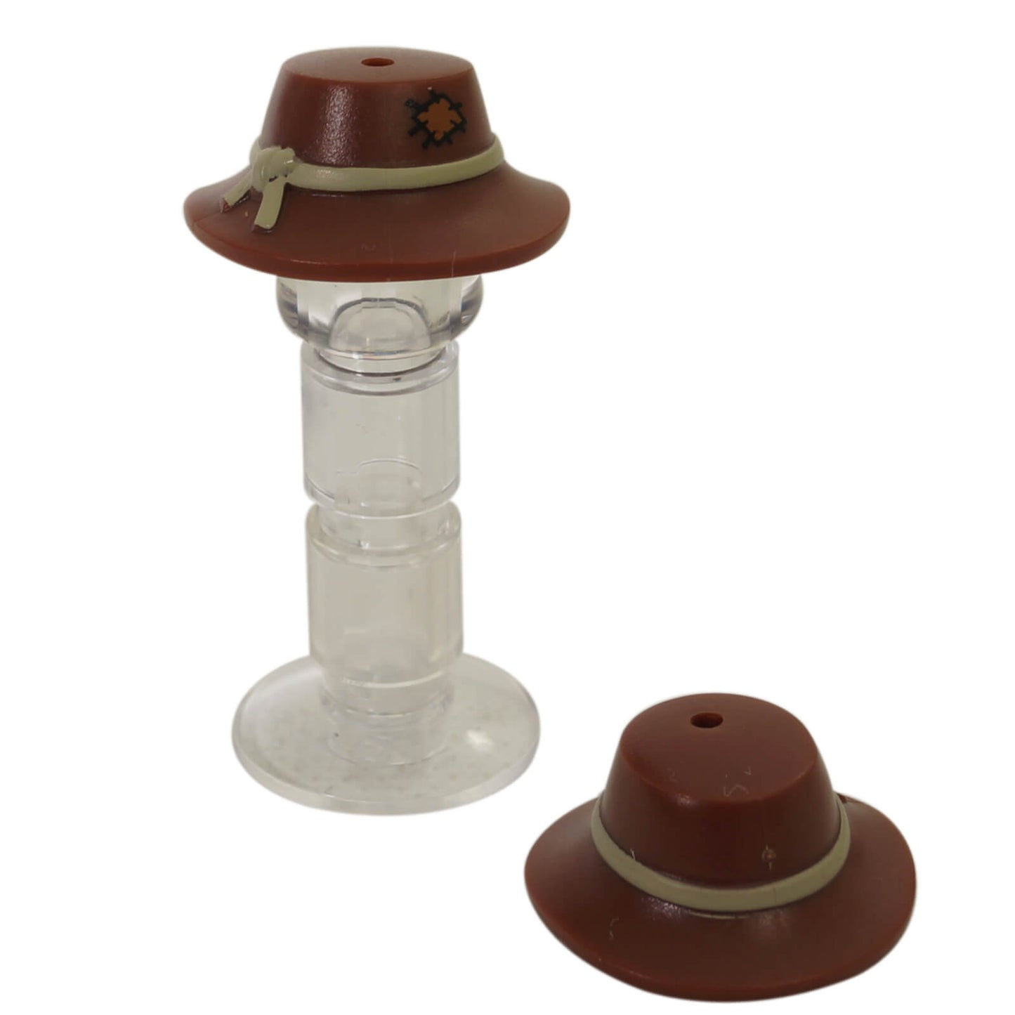 LEGO wide floppy brim minifigure hat with printed knotted band part 13788pb01