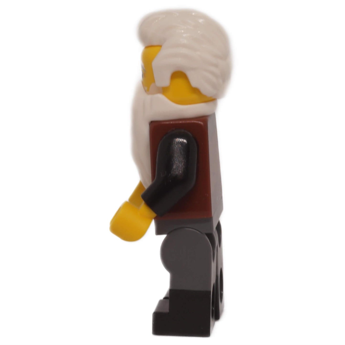 LEGO Wolfpack Male Minifigure bdp276 with White Beard from Outlaw Forest Den side
