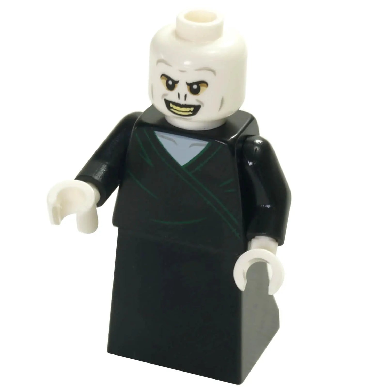 Lord Voldemort minifigure with creepy smile