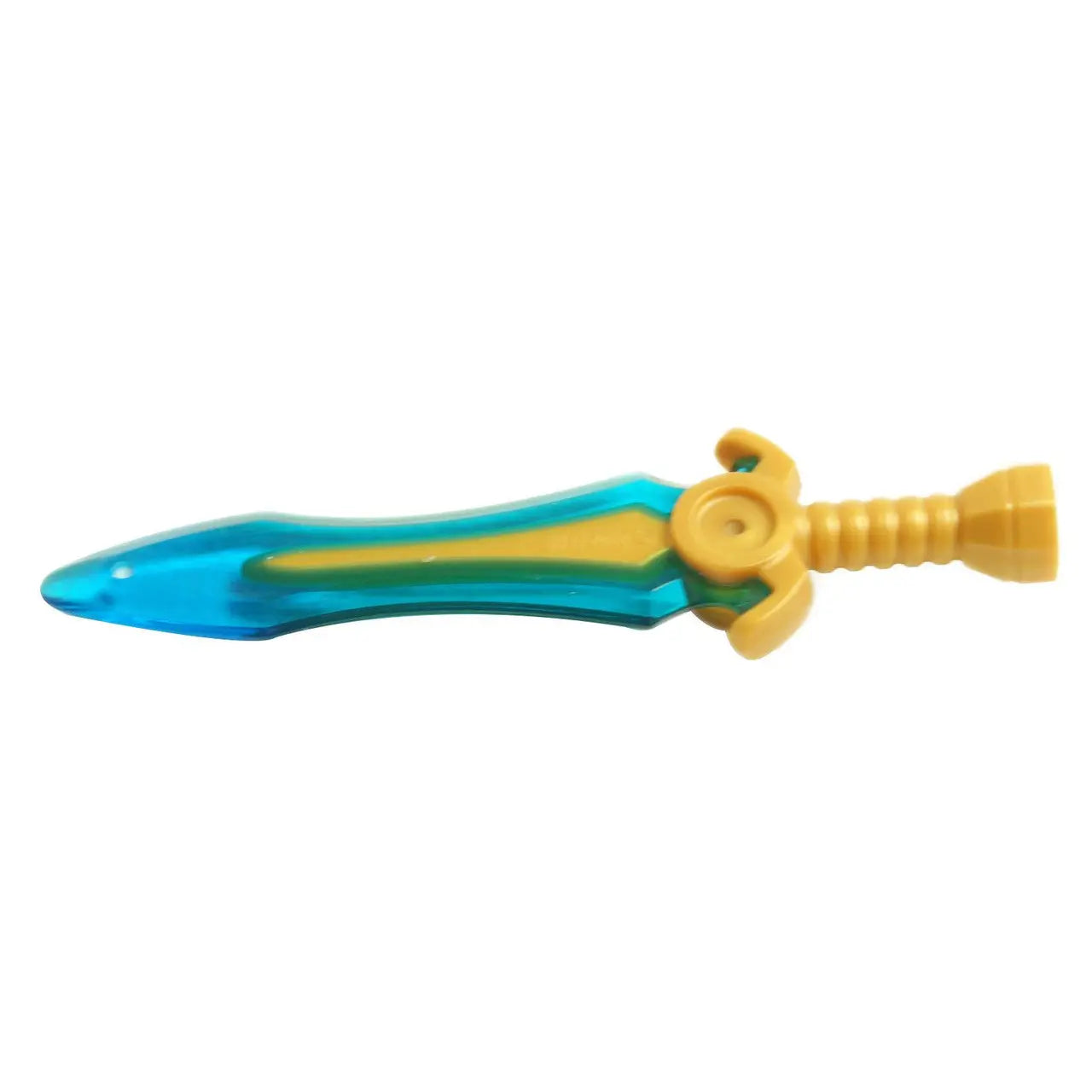 LEGO® sword with gold hilt and trans-dark blue blade – part 1996pb01