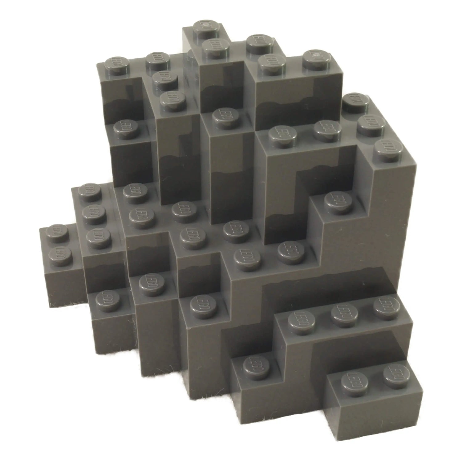 LEGO® Rock Panel 8 x 8 x 6 Medium Symmetric (MURP) in dark bluish gray