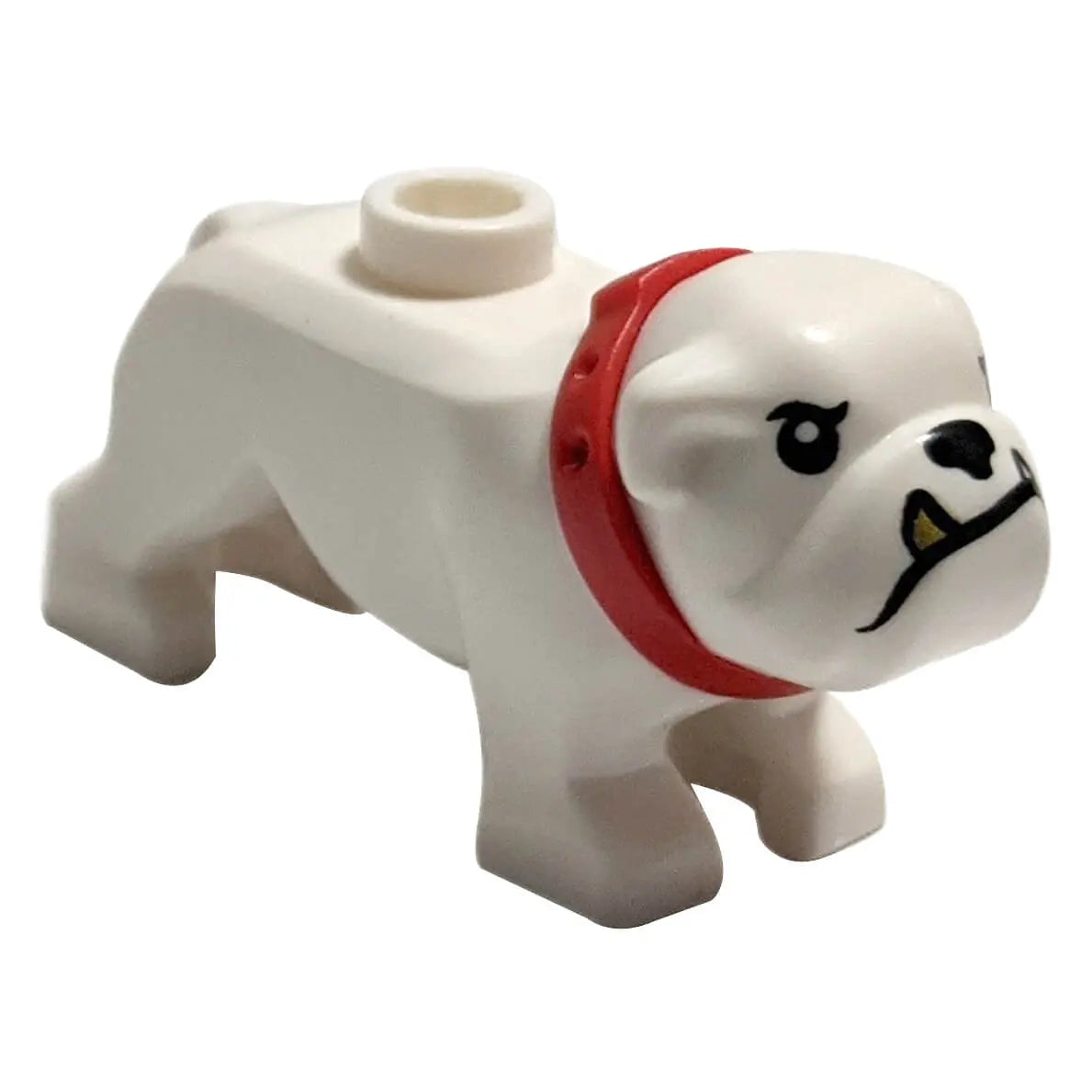 LEGO® French Bulldog minifigure with wrinkled face and compact body