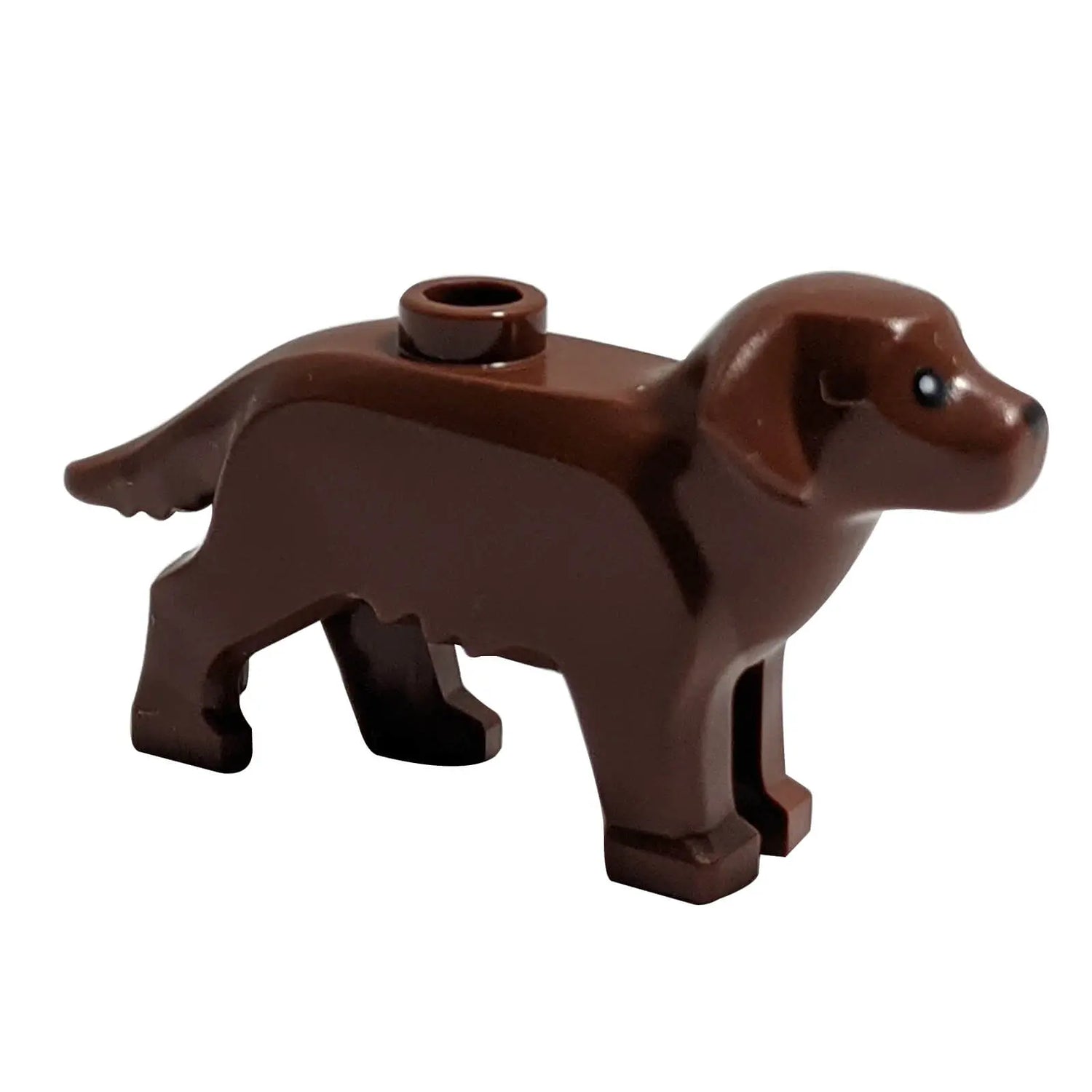 LEGO® Labrador retriever dog minifigure in reddish brown