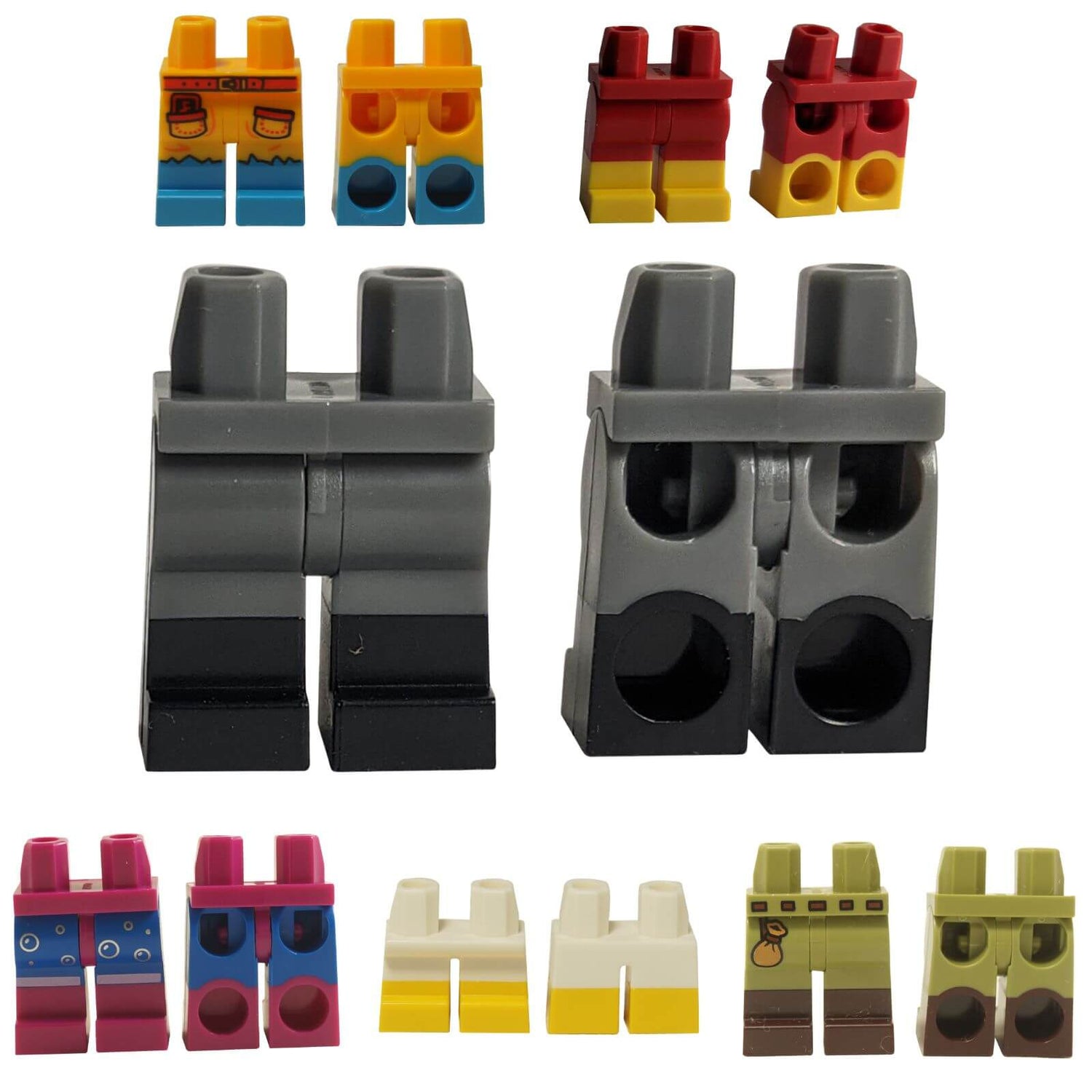 LEGO® dual molded minifigure legs collection