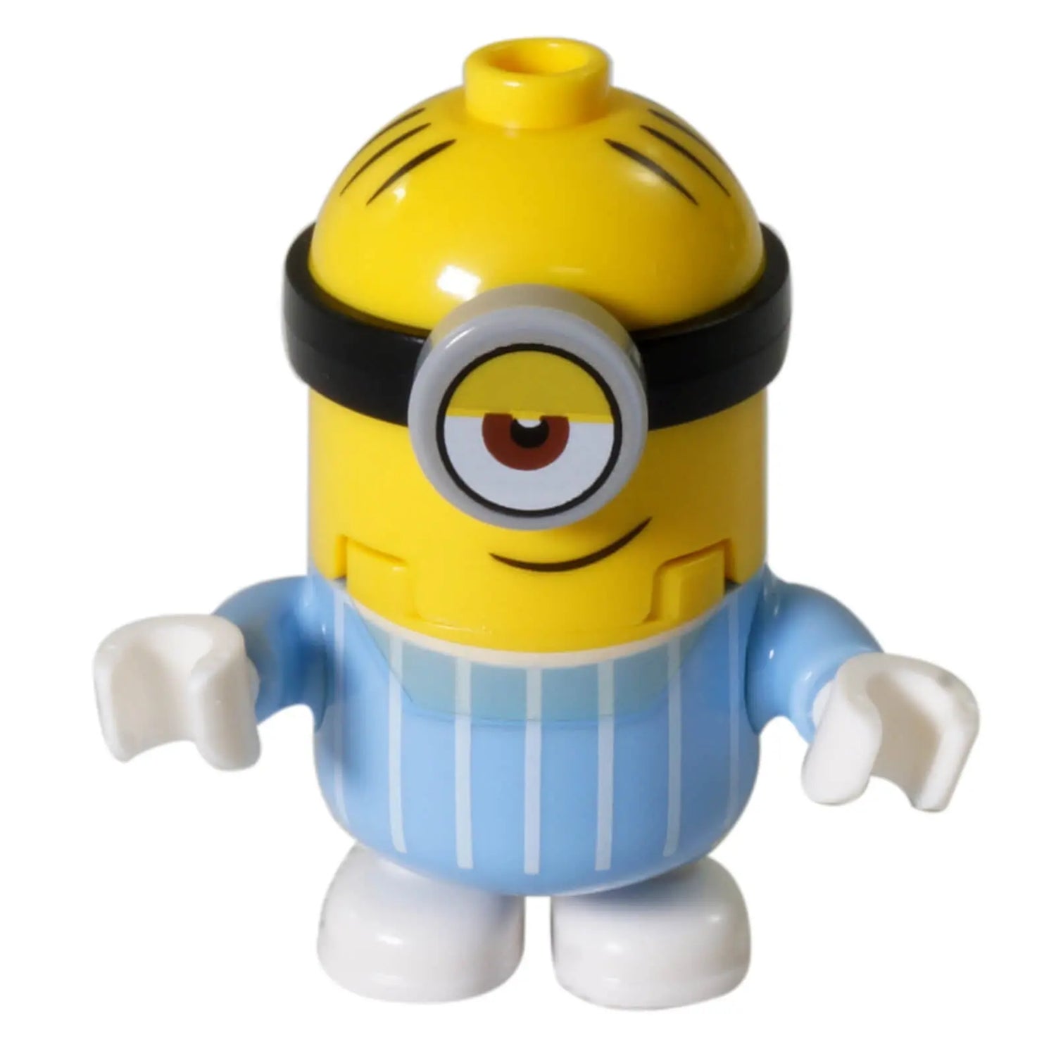 LEGO® Minions collection featuring Bob in blue striped pajamas from Minions: The Rise of Gru and more...
