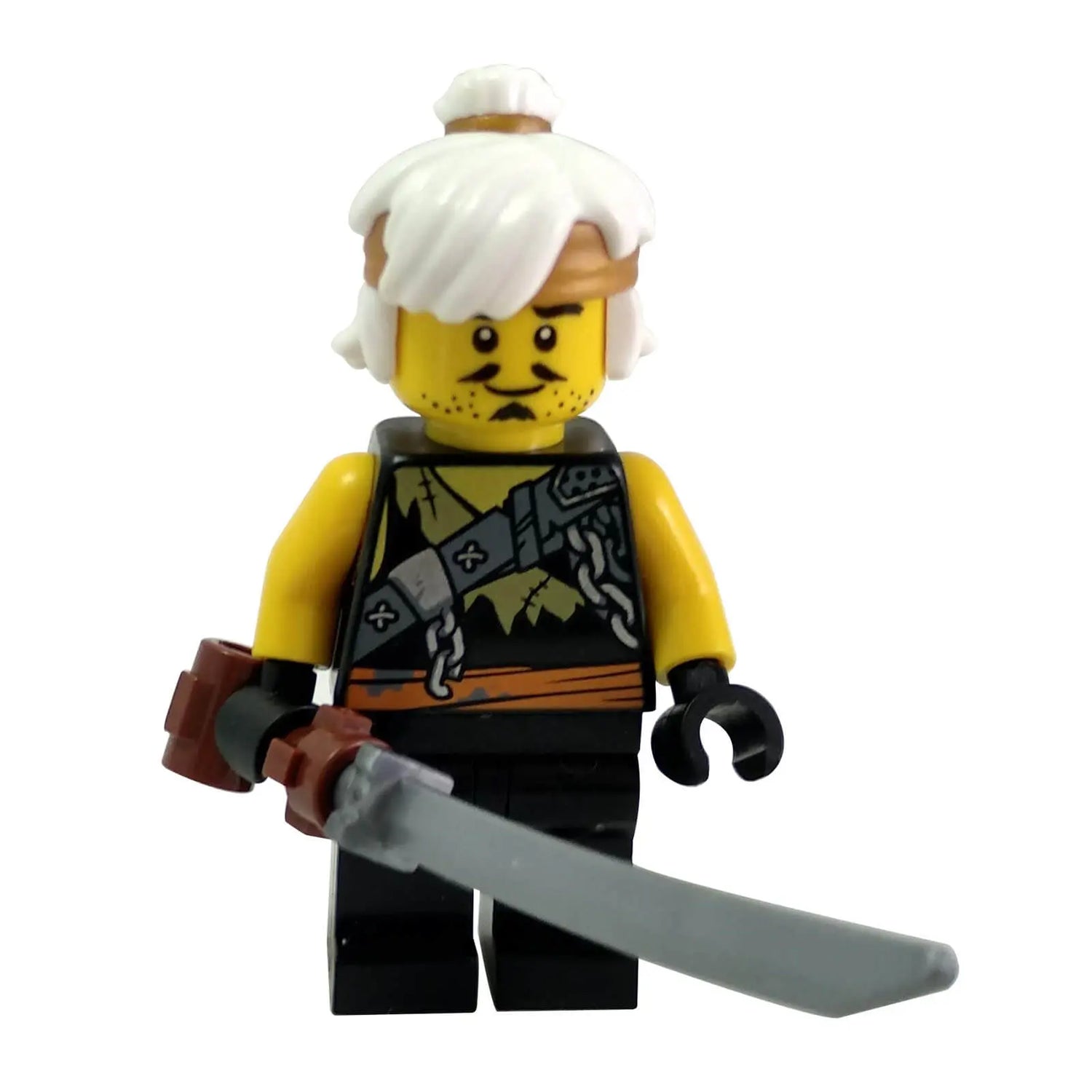 LEGO® Wu Teen minifigure in Dragon Hunter disguise from NINJAGO: Hunted (njo467) with sword