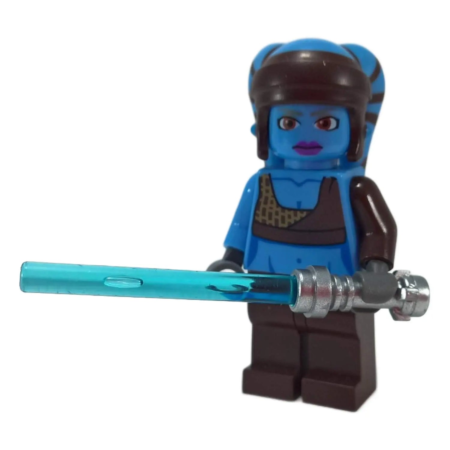 LEGO® Star Wars Aayla Secura Minifigure with Lightsaber – Classic Version (sw0284)