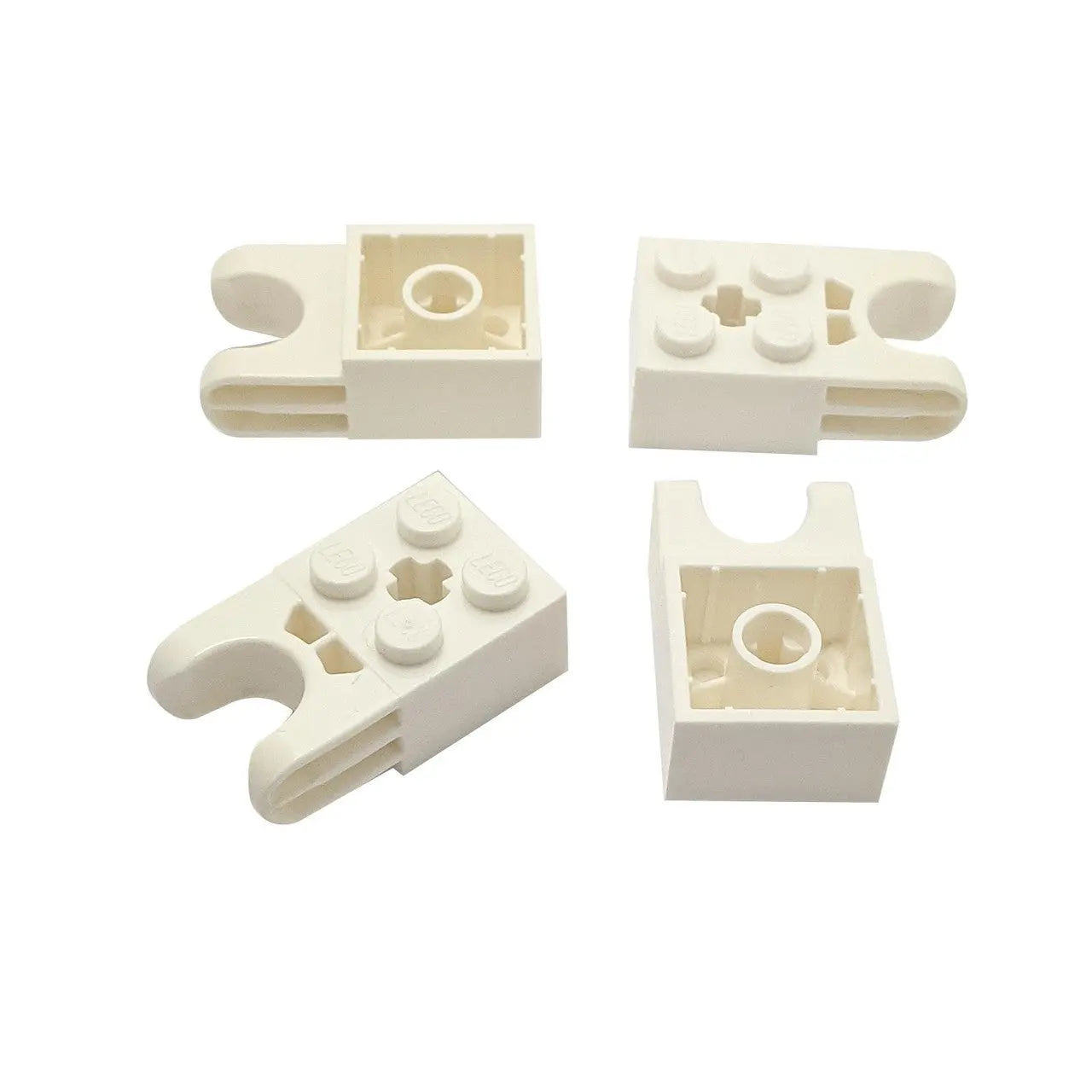 LEGO® Technic 2x2 Brick with Ball Socket and Axle Hole – Part 67696 (White)