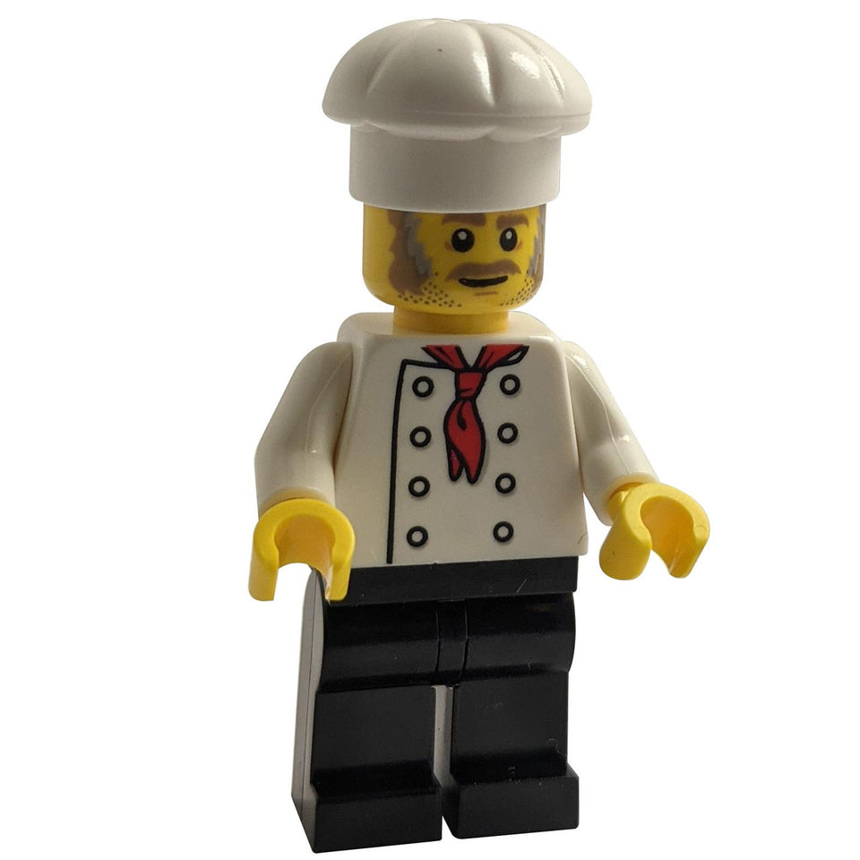 Chef Minifigure with White Chef Toque (ADP033)