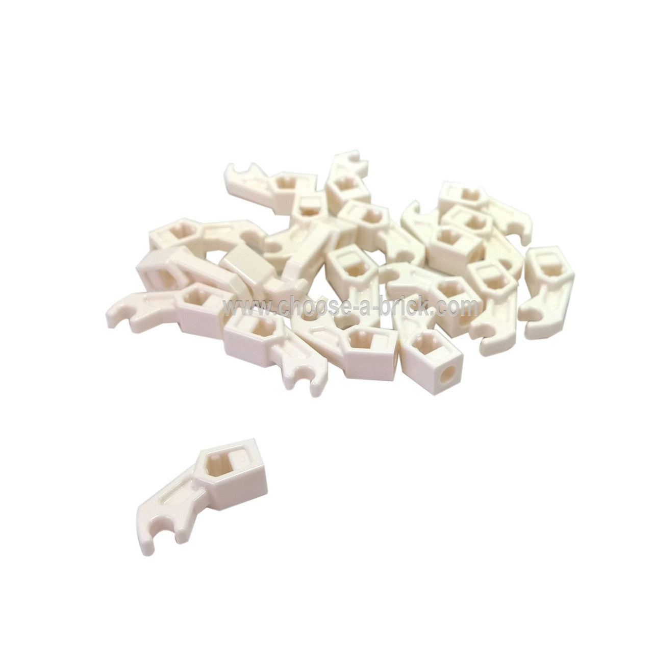 Pièce LEGO bras mécanique, Exo-Force / Bionicle, support épais - Noir