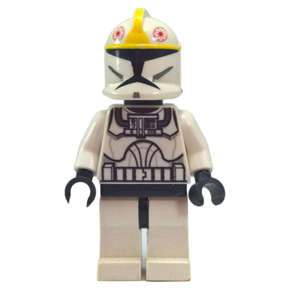 LEGO Minifigurka Klonový pilot (Klonové války) s Světlá Zelená hlavou - sw0355 (pohled zepředu)