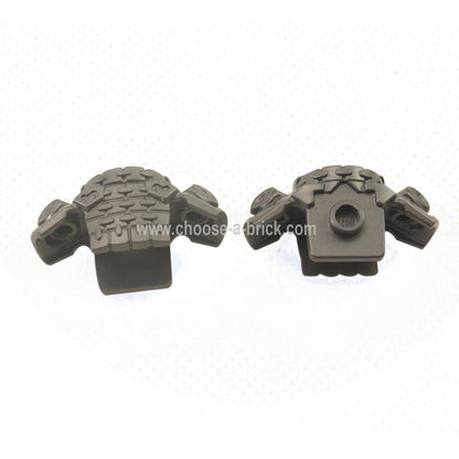 LEGO Armor Breastplate with Snake Heads, front and back views