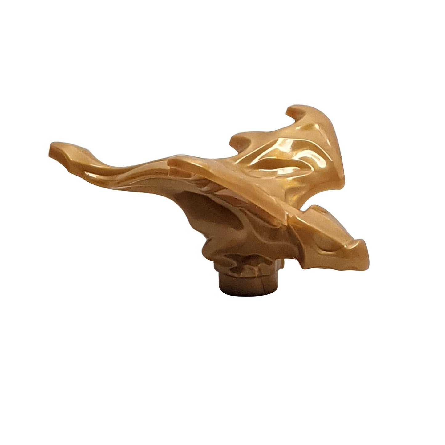 LEGO Baby Dragon 5502, oro perlato, ali spiegate, vista laterale
