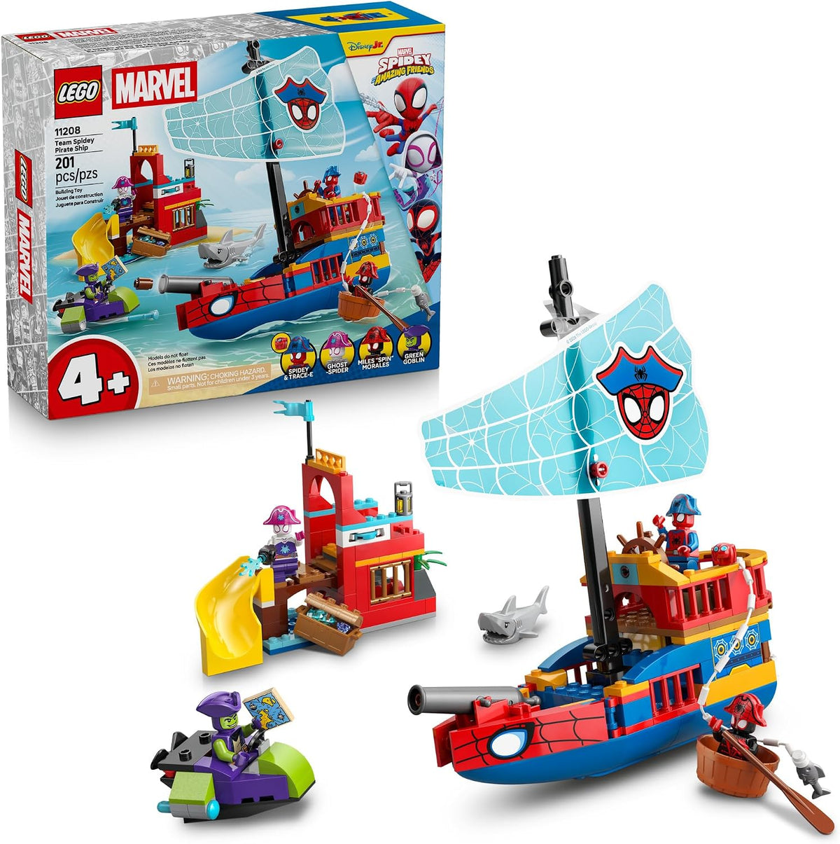 Team Spidey Pirate Ship 11208