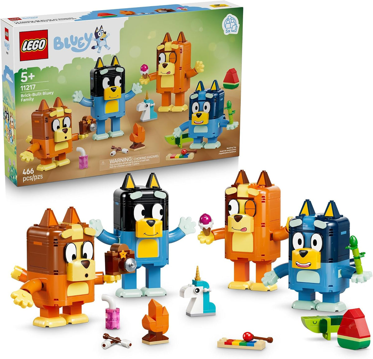 Brick-Built Bluey Family - 11217