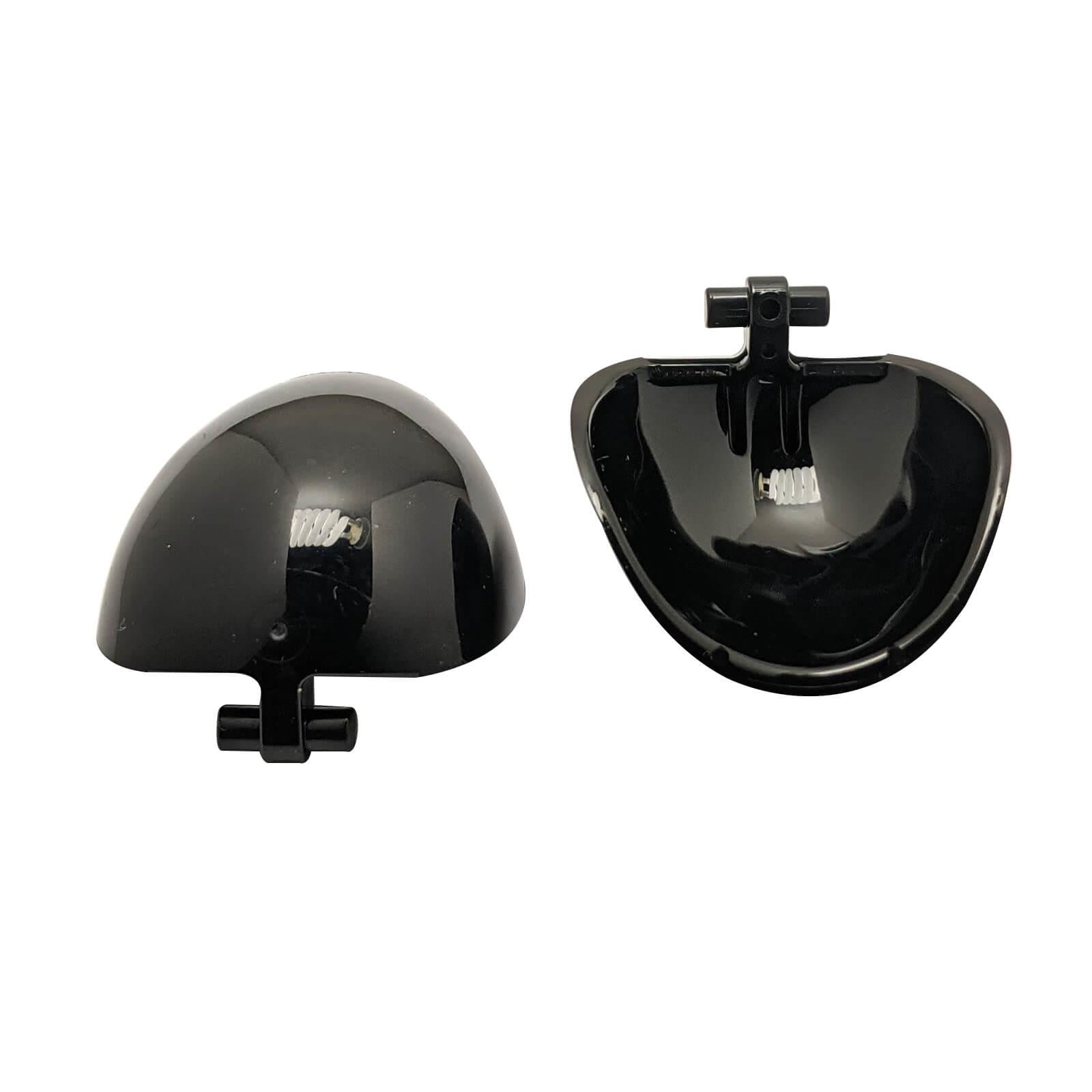 LEGO® large figure armor 1686 round smooth shell with bar handle and free ends black