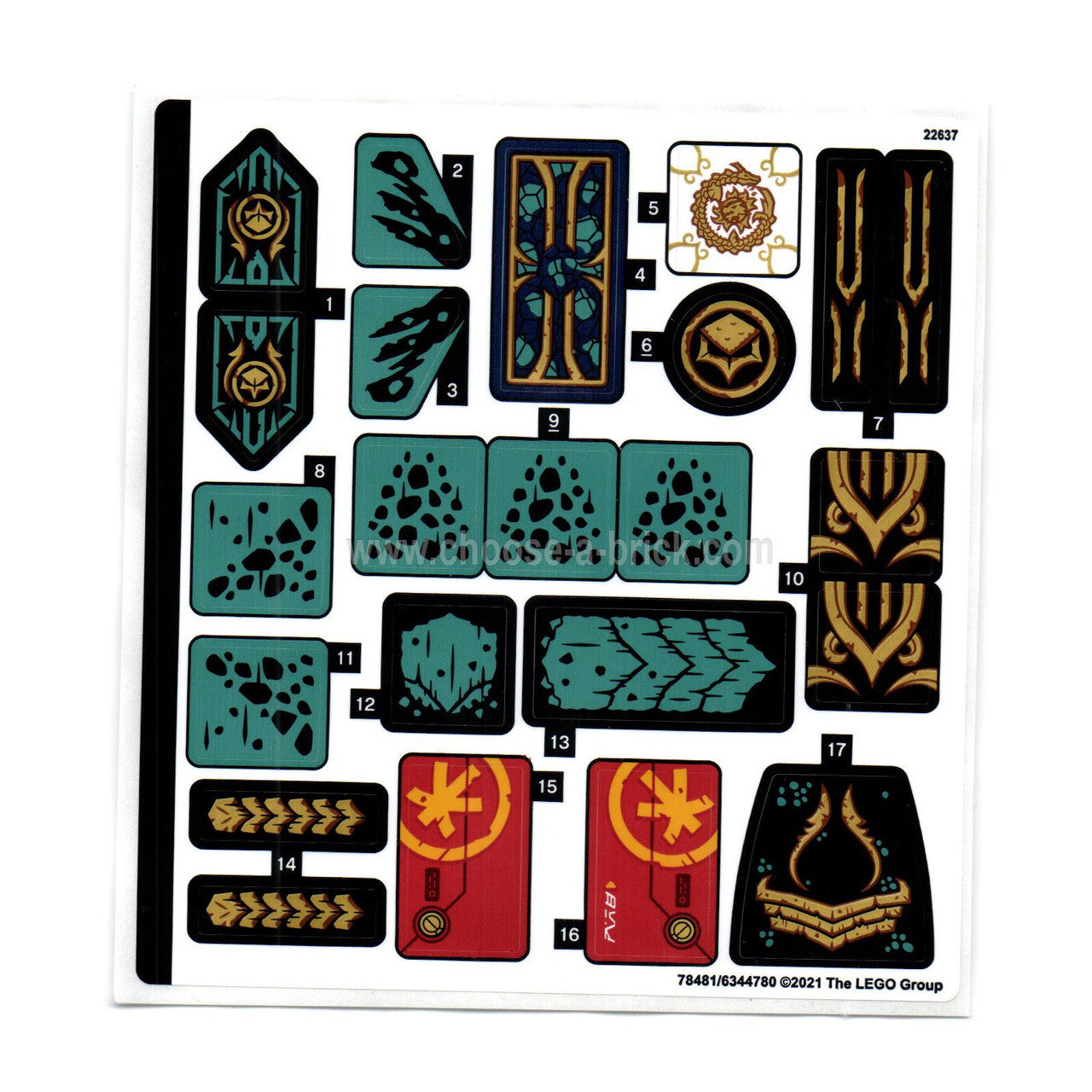 Nálepky pro set 71755 - 78481-6344780