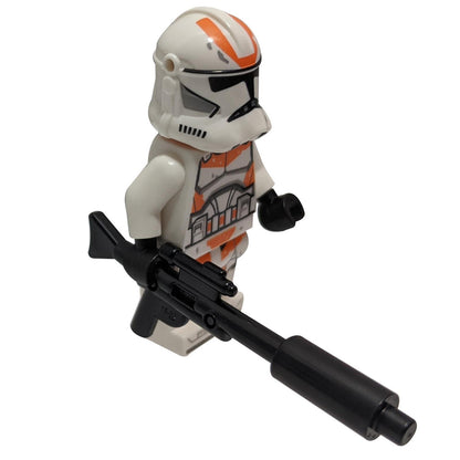 LEGO Minifigurka Klonový voják, 212. útočný batalion (Fáze 2) - Bílá Paže (75337) se zbraní - sw1235wpnew (postoj se zbraní)