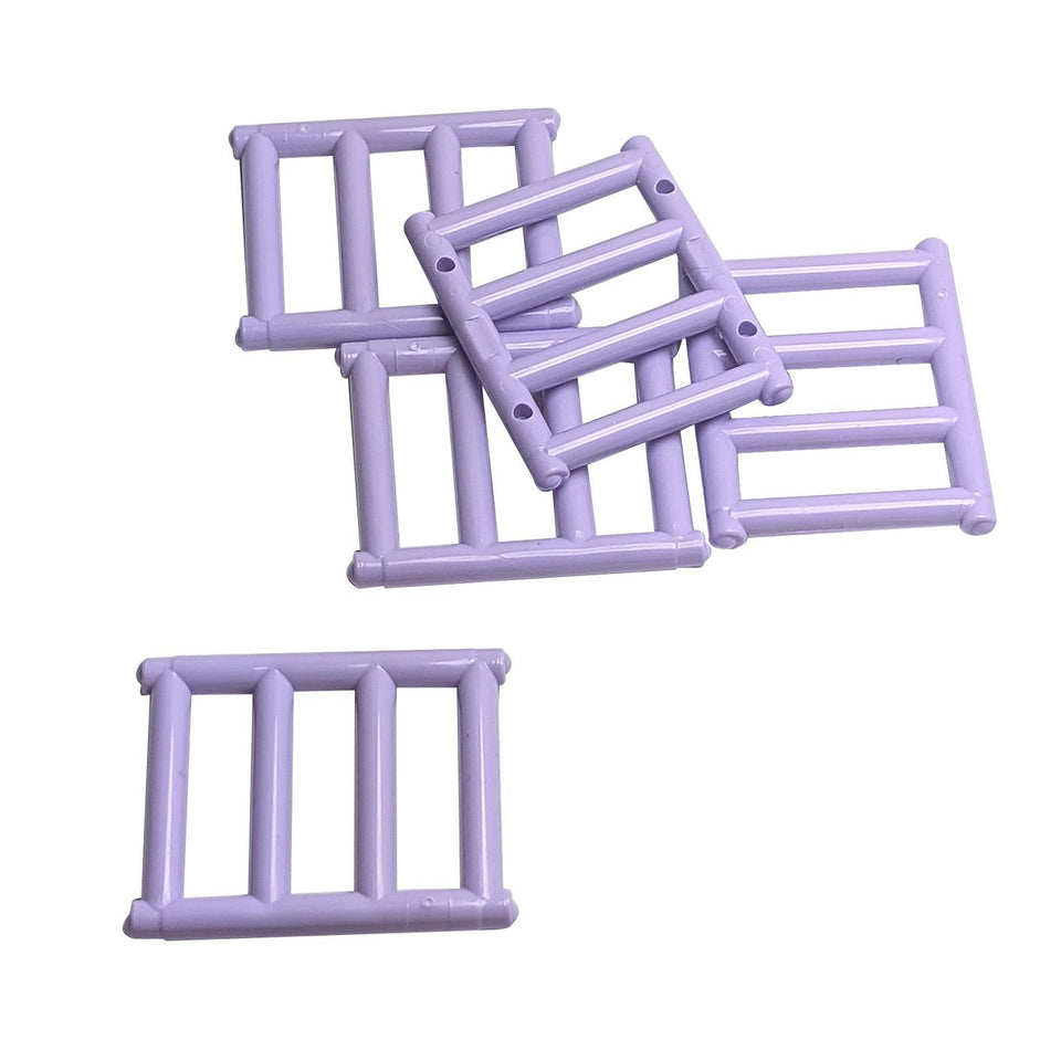 LEGO Bar 1 x 4 x 3 Grille、ラベンダー、複数パーツ、正面