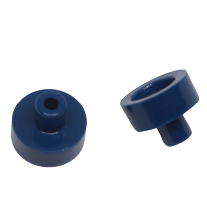 LEGO® 20482 Tile, Round 1 x 1 with Bar and Pin Holder in dark blue