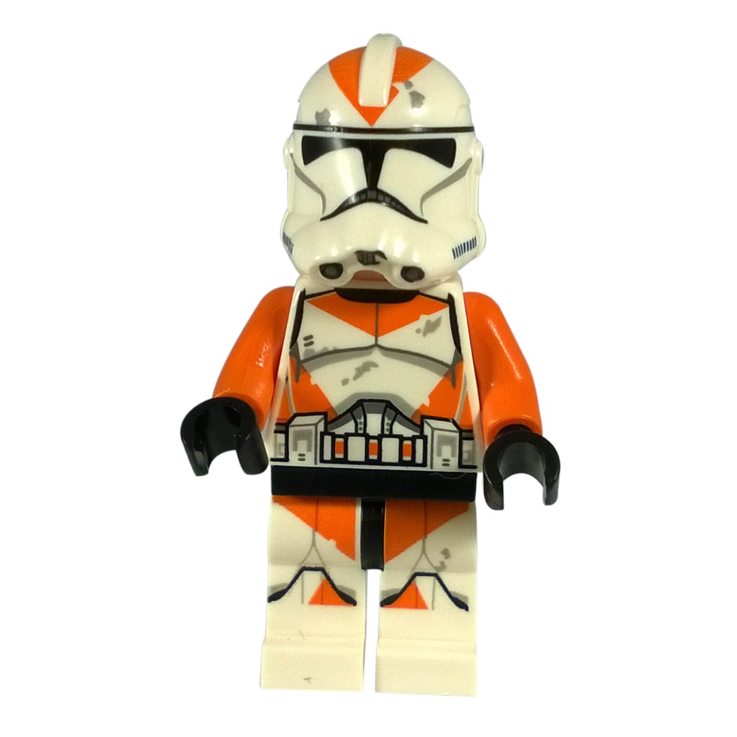 LEGO 212th Battalion Trooper sw0522, оранжевые узоры, вид спереди