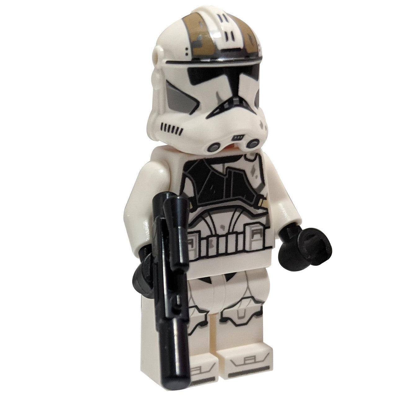 LEGO ميني فيغور جندي مدرع من جنود الاستنساخ، كتيبة الهجوم 212 (المرحلة 2) (75337) مع سلاح - sw1236wpnew (لقطة ديناميكية)