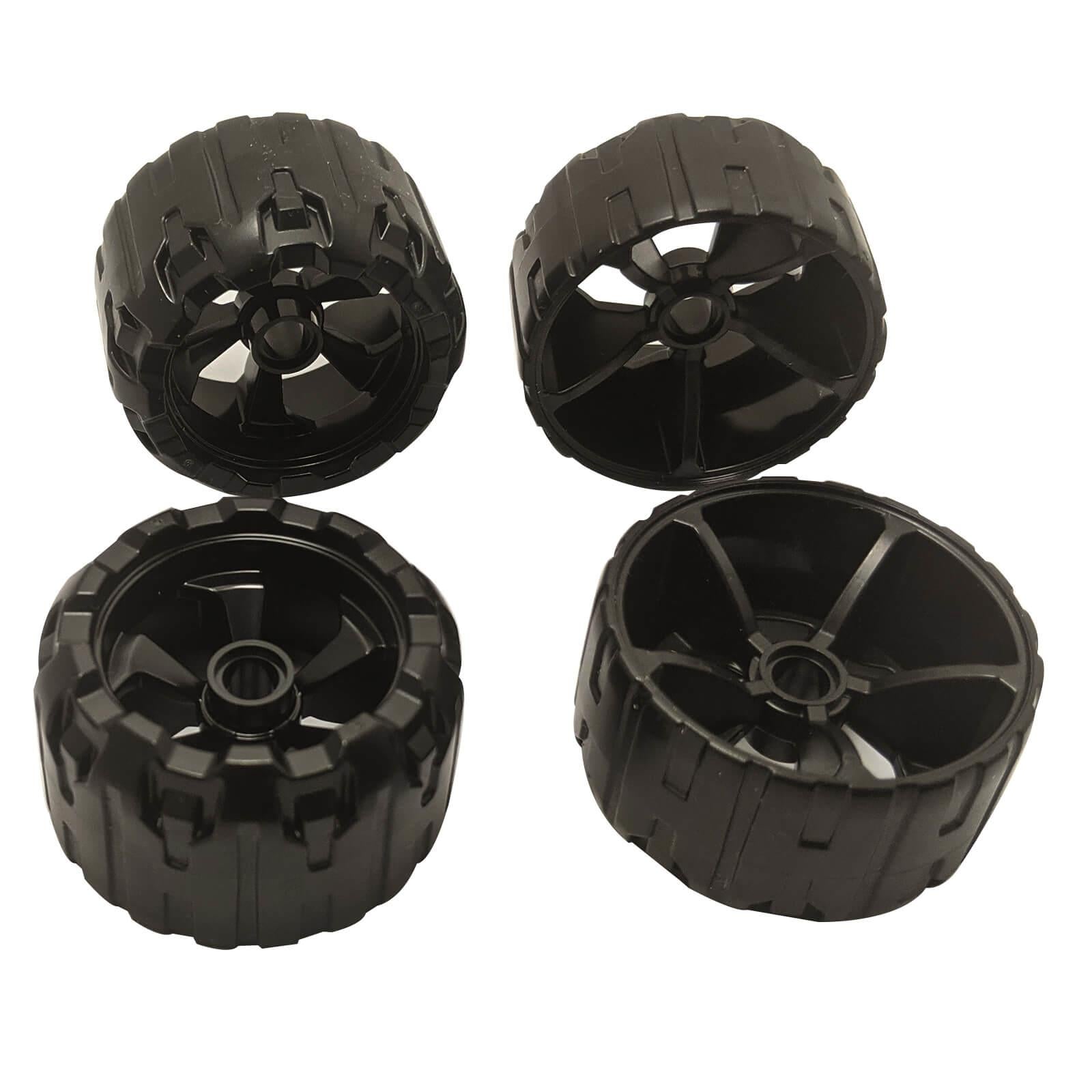 LEGO® wheel 2148 hard plastic treaded 37mm by 22mm with 5 spokes