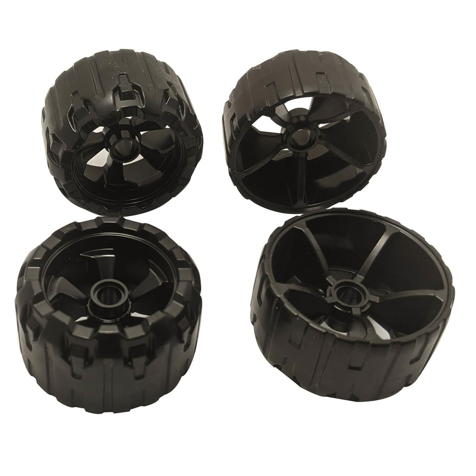 LEGO® wheel 2148 hard plastic treaded 37mm by 22mm with 5 spokes