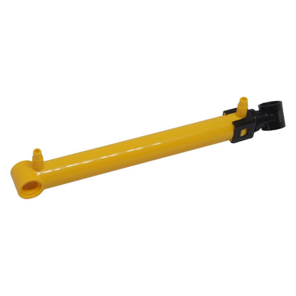 LEGO 21828c01 yellow Pneumatic Cylinder V2 1 x 11 reverse angled view