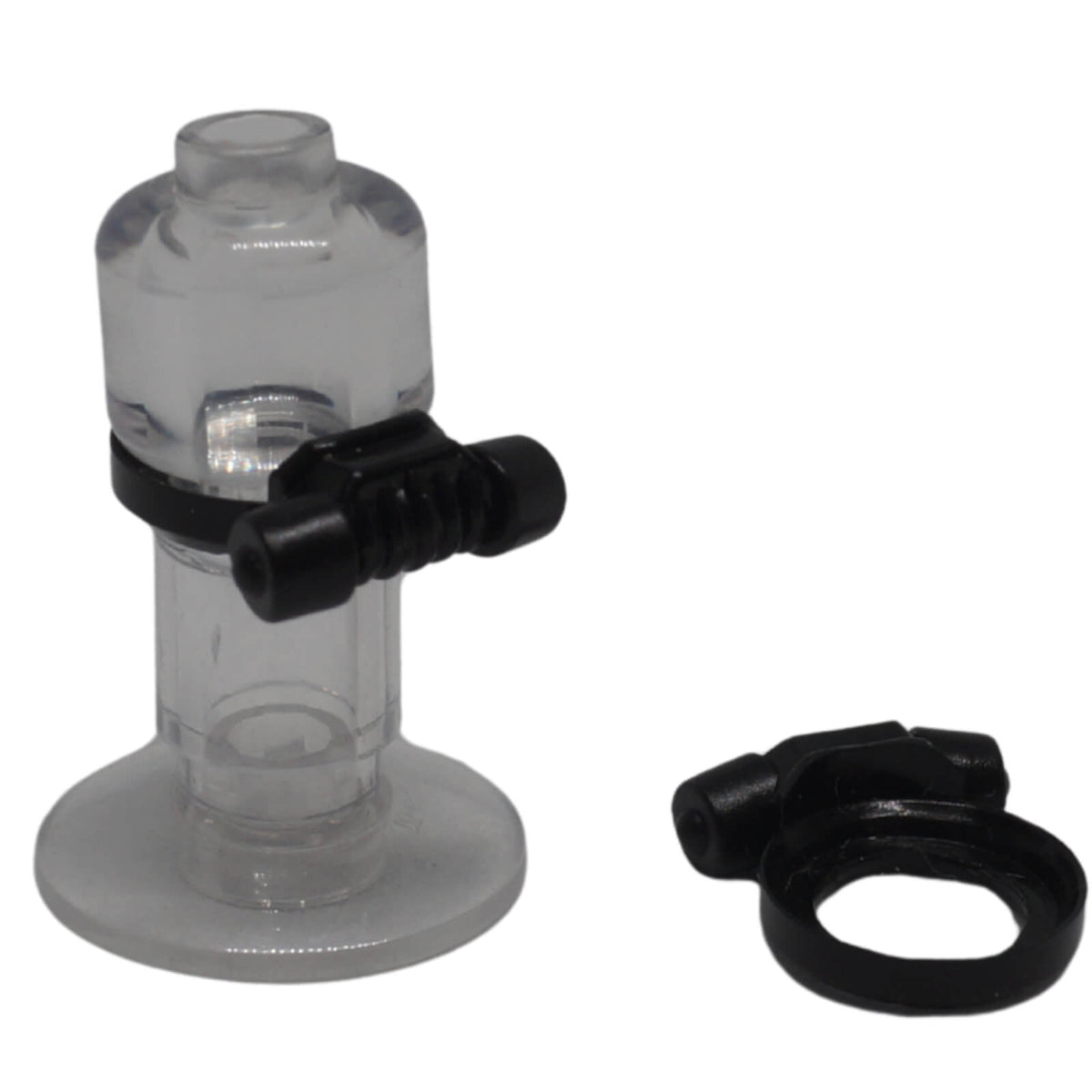 Black LEGO® minifigure scuba regulator breathing apparatus part 24135

