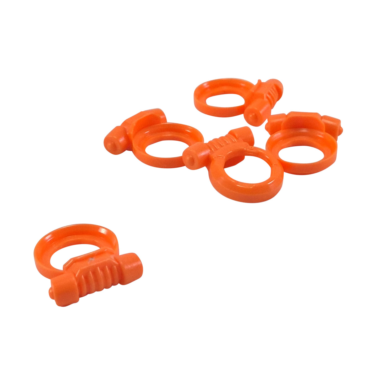 Orange LEGO® minifigure scuba regulator breathing apparatus part 24135

