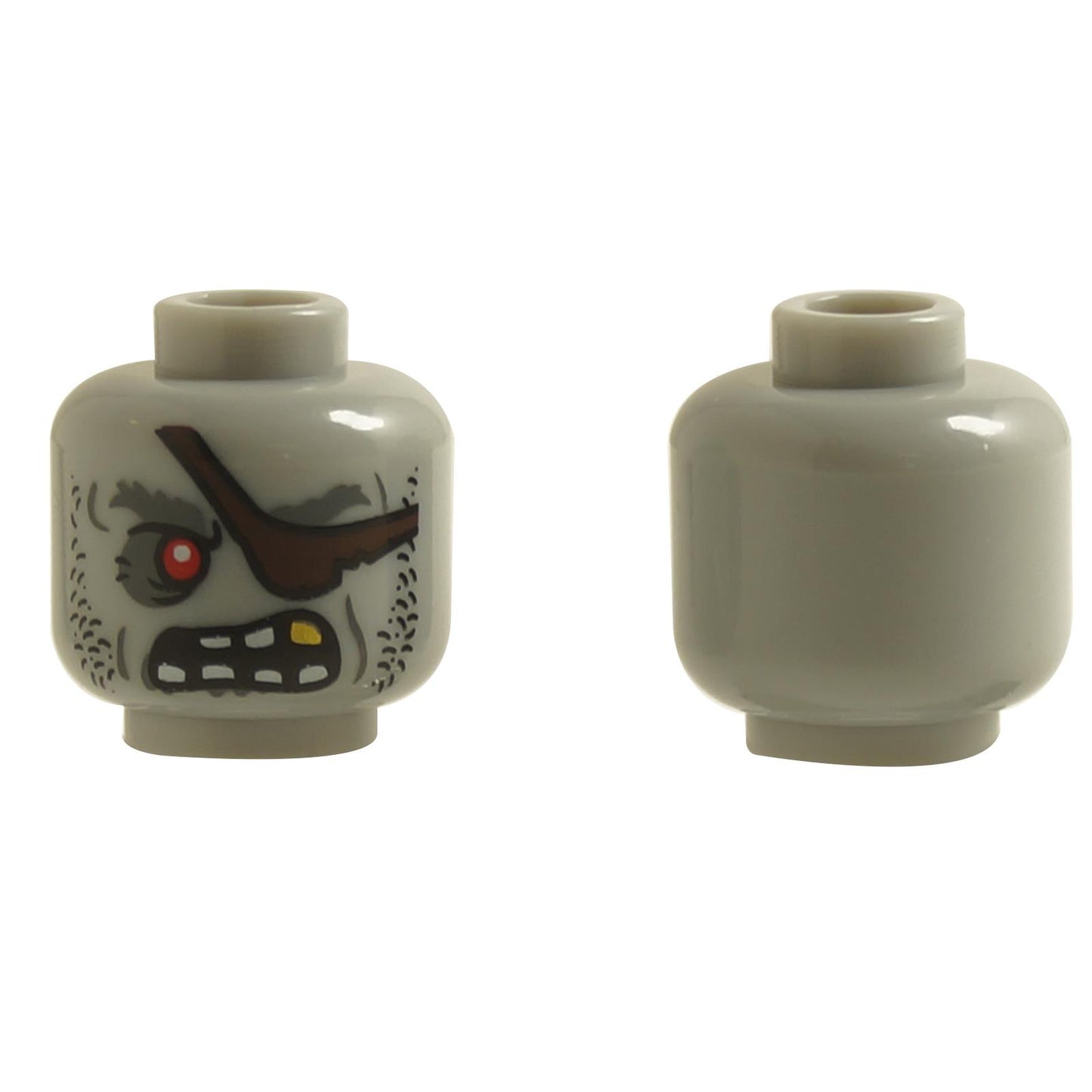 LEGO® Head 3626pb1403 – Alien Zombie Pirate with Eye Patch and Gold Tooth