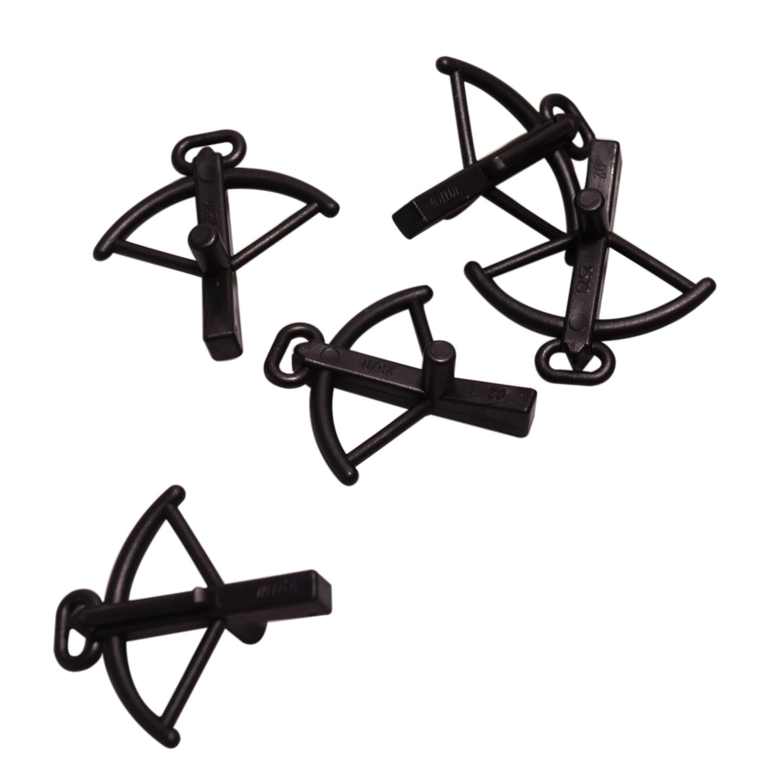 LEGO® minifigure crossbow weapon accessory part 2570 black