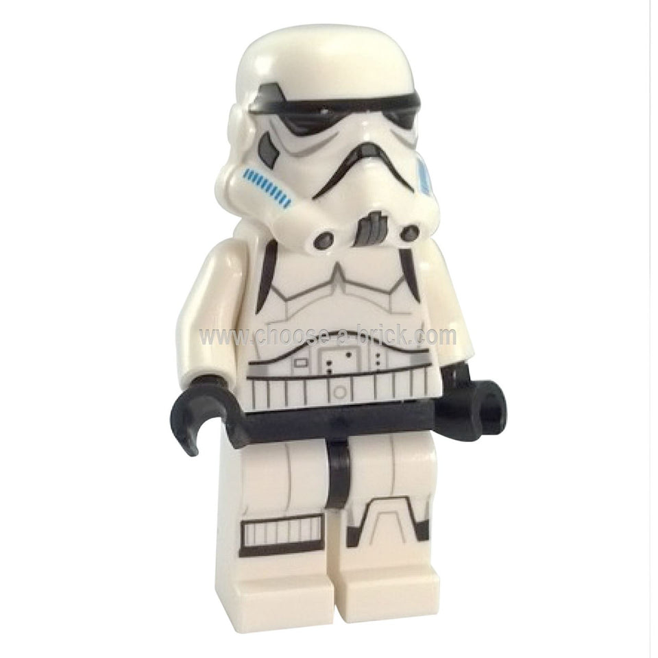 piernas impresas de stormtrooper - casco azul con respiraderos