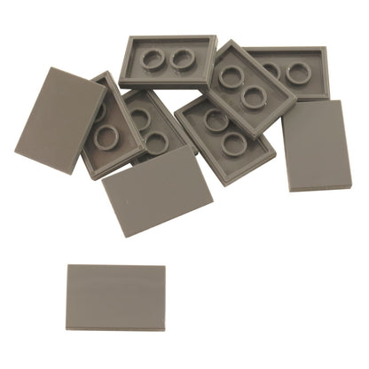 LEGO® Tile 2x3 in durable plastic, in light bluish gray, perfect for smooth surfaces, flooring, and decorative MOC detailing.
