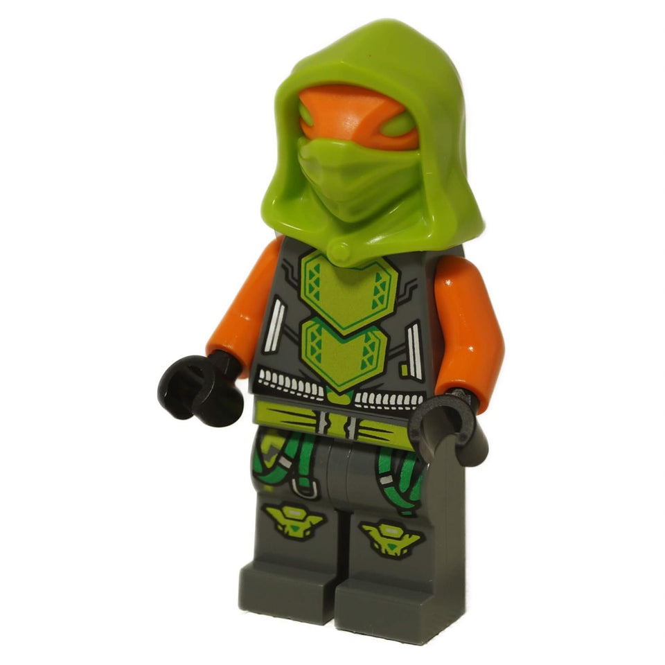 Front view of LEGO® NINJAGO Frak minifigure 